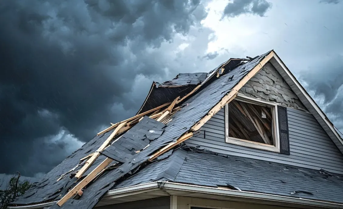 Seasonal guide to preventing roof damage from heavy winds in Cedar Springs, Michigan.