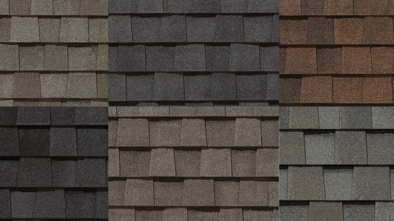 Popular roof shingles